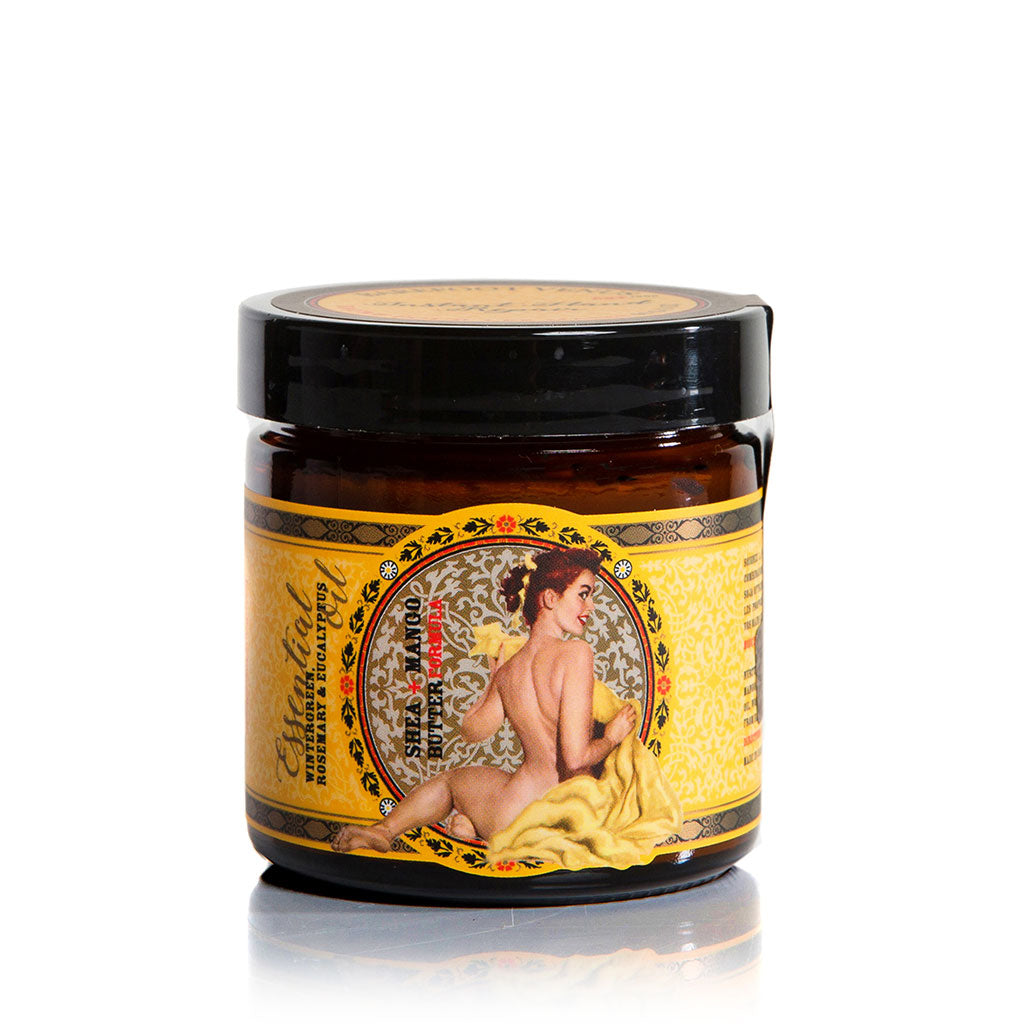 Jar of Barefoot Venus Instant Hand Repair lotion with a vintage design.
