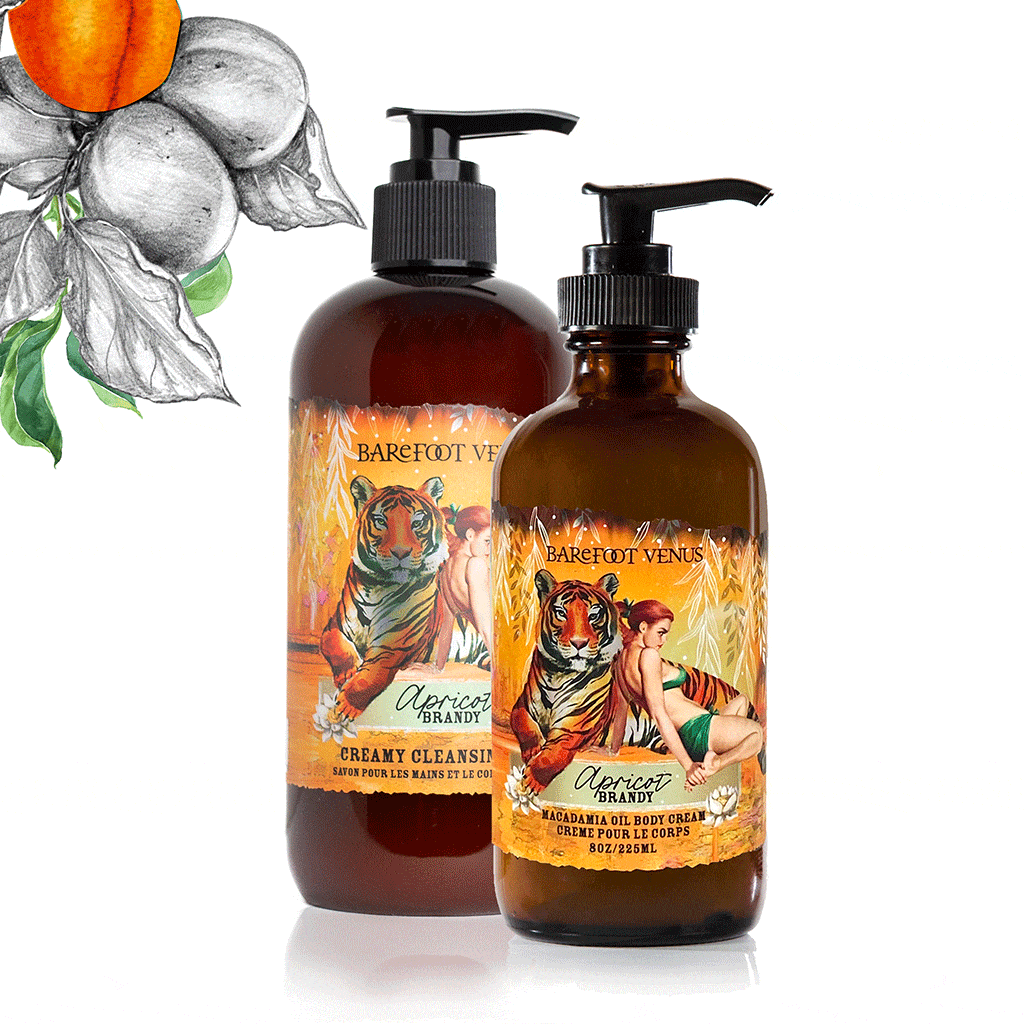 Barefoot Venus Coconut Kiss products displayed on a table.